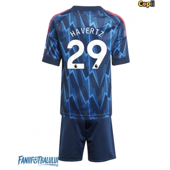 Arsenal Kai Havertz #29 Echipament de Fotbal Replică 2025-26 Copii Deplasare (+ Șorturi)